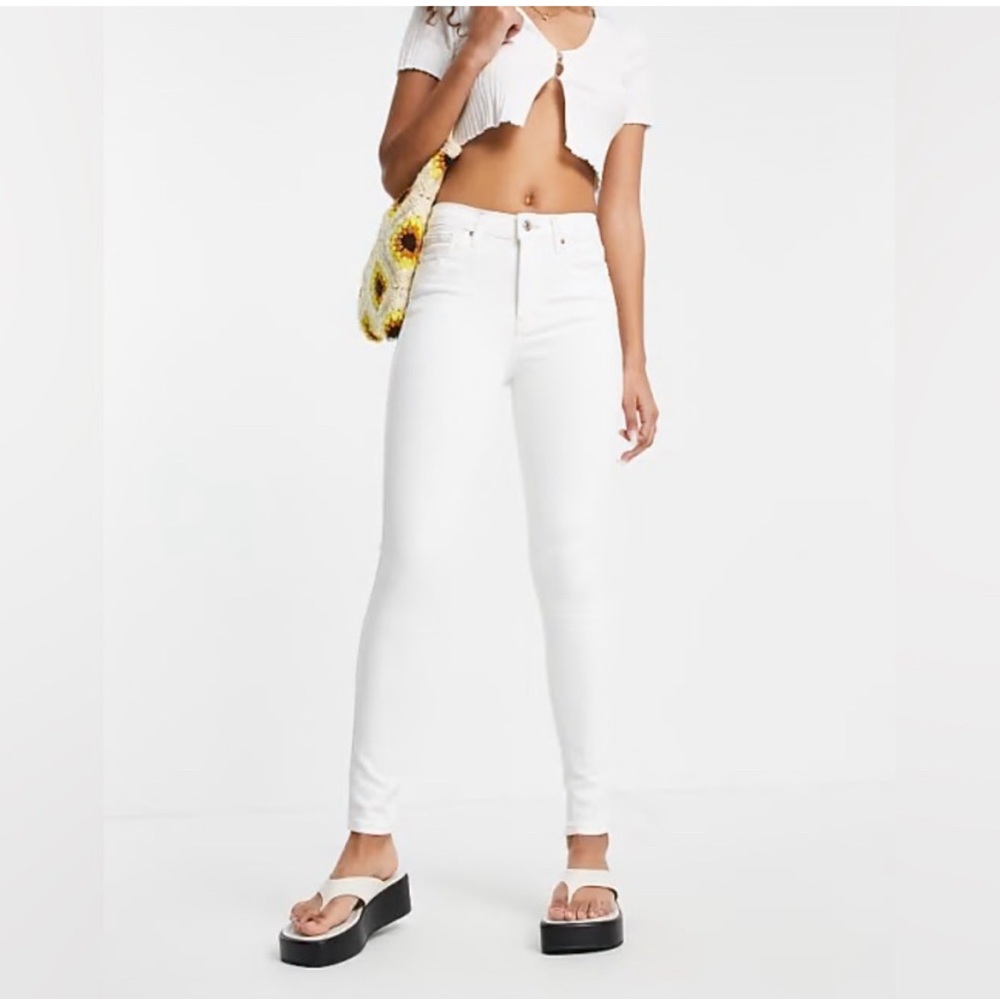 Topshop White Skinny Jeans